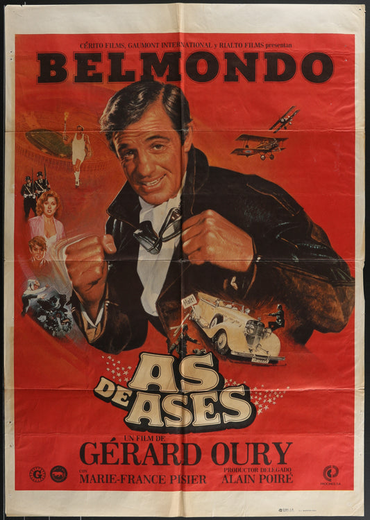 Ace Of Aces (1982) Original Spanish Movie Poster