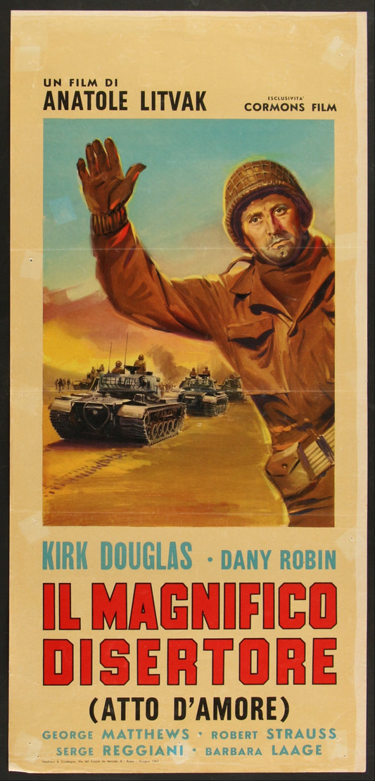 Act Of Love (1953) Original Italian Locandina Movie Poster