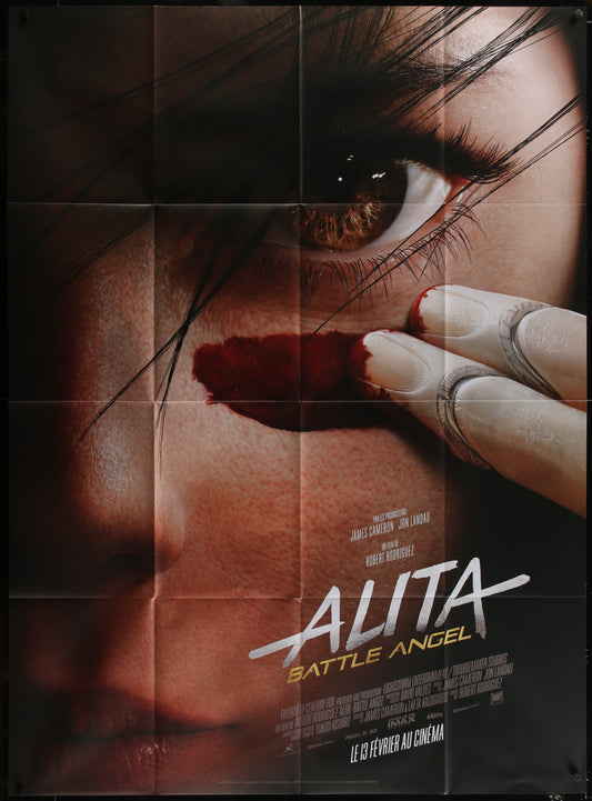 Alita: Battle Angel (2019) Advance Original French Grande Movie Poster 116 x 157 cm
