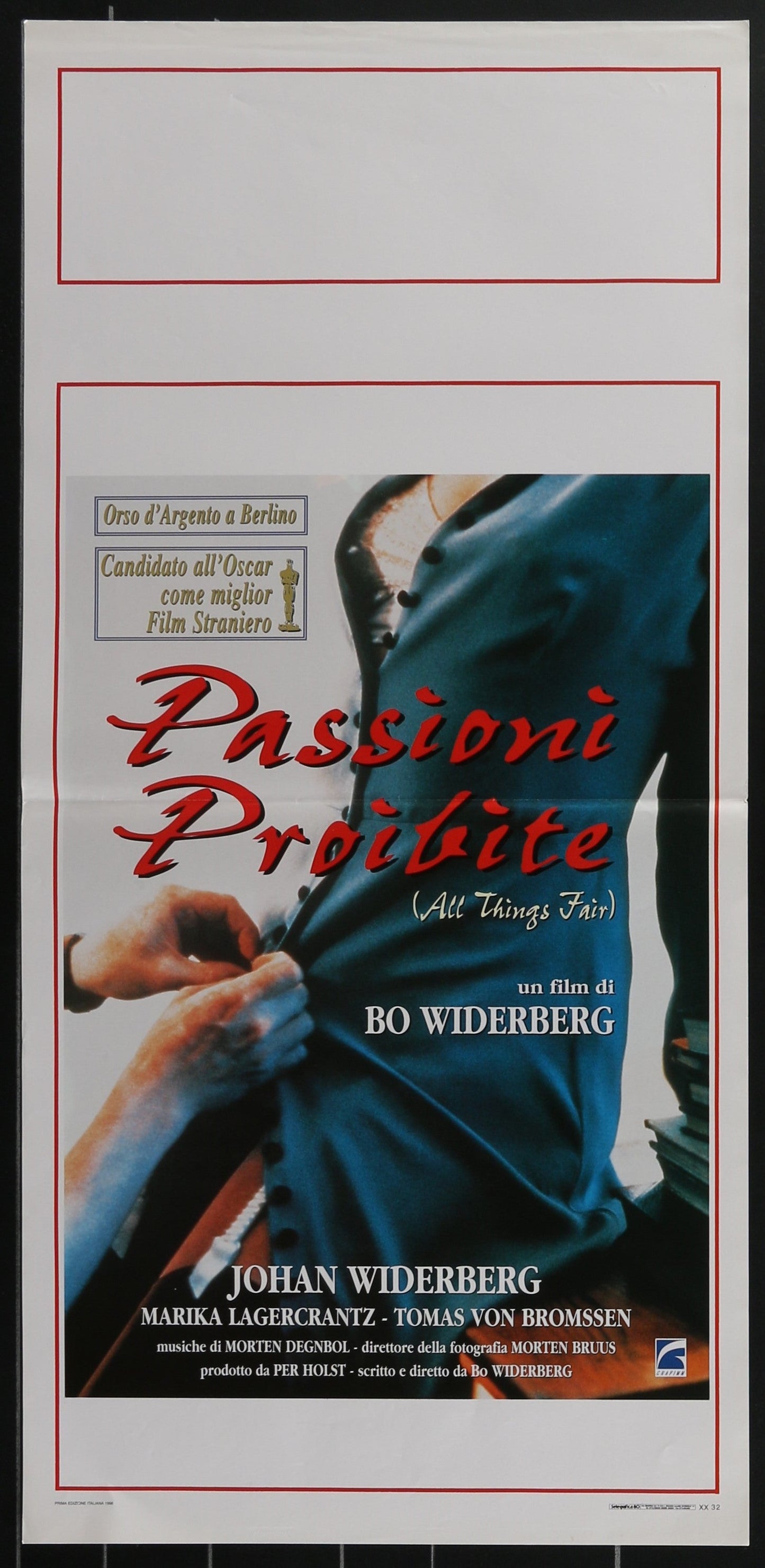 All Things Fair (1995) Original Italian Locandina Movie Poster
