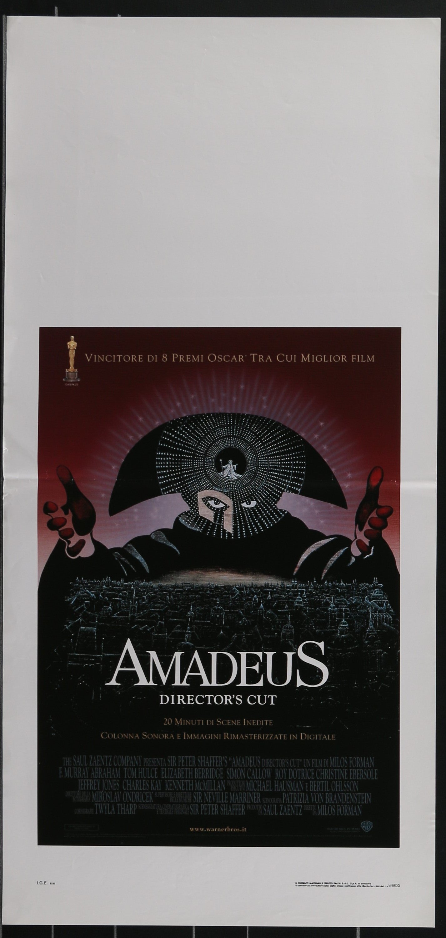 Amadeus (2002 RR) Original Italian Locandina Movie Poster