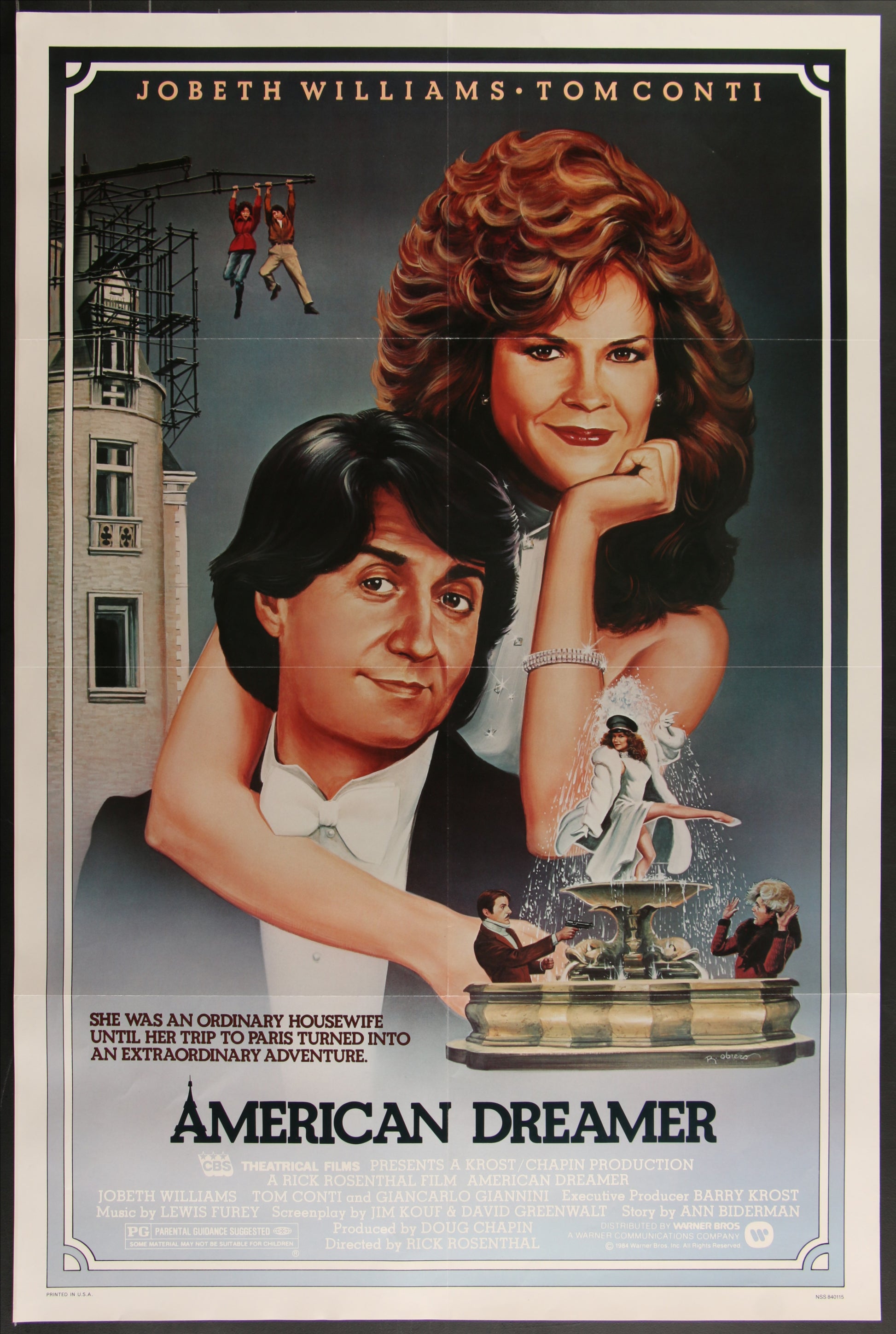 American Dreamer (1984) Original US One Sheet Movie Poster 27 x 41
