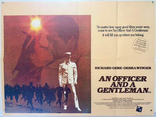An Officer and a Gentleman (1982) Original UK Quad Movie Poster