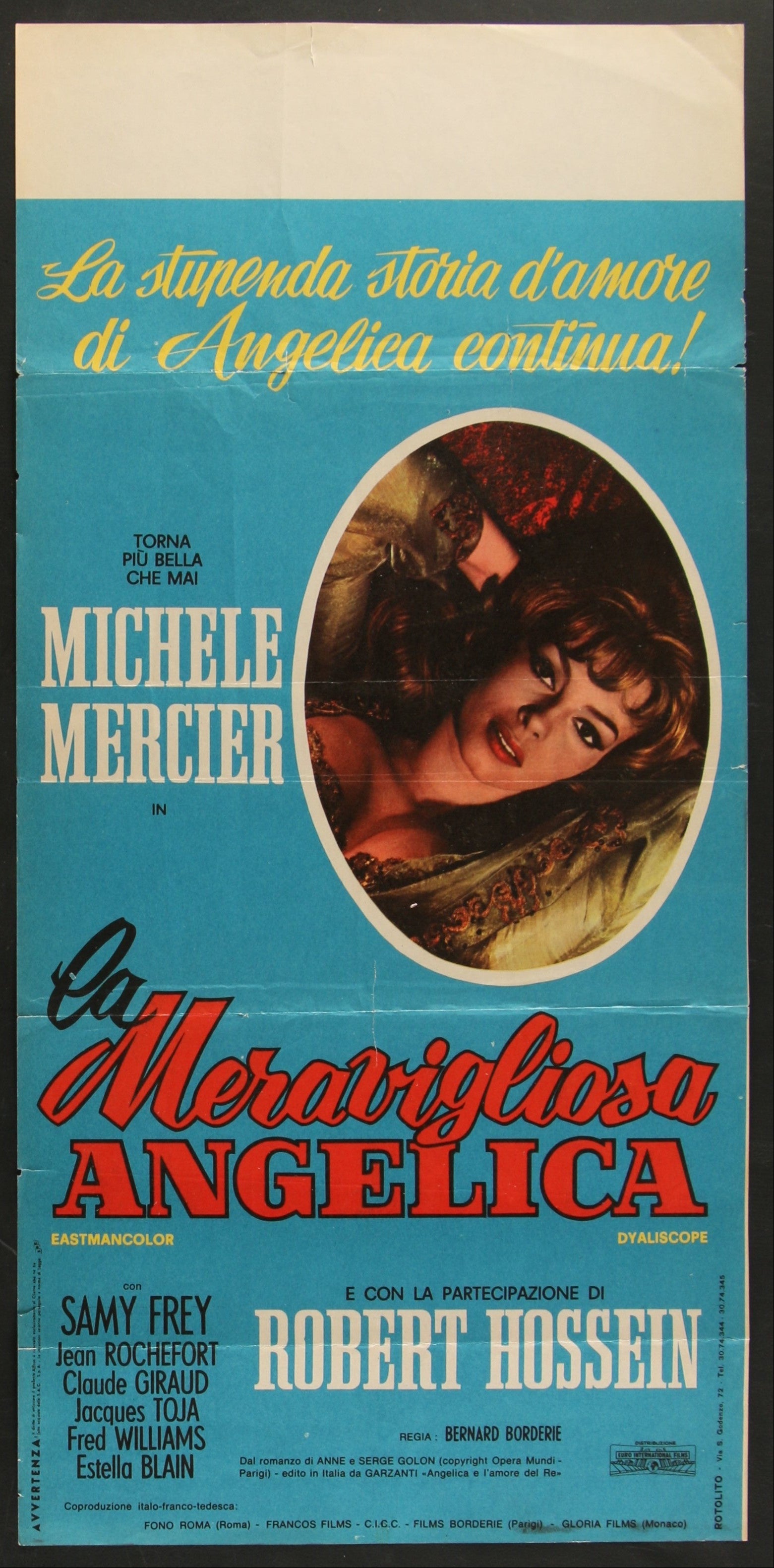 Angelique and the King (1966) Original Italian Locandina Movie Poster