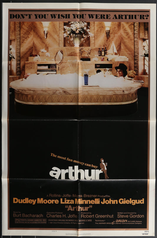 Arthur (1981) Original US One Sheet Movie Poster