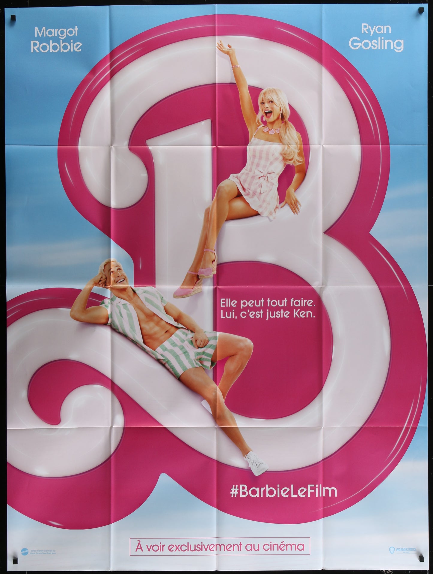 Barbie (2023) Original French Grande Movie Poster 120 x 160 cm
