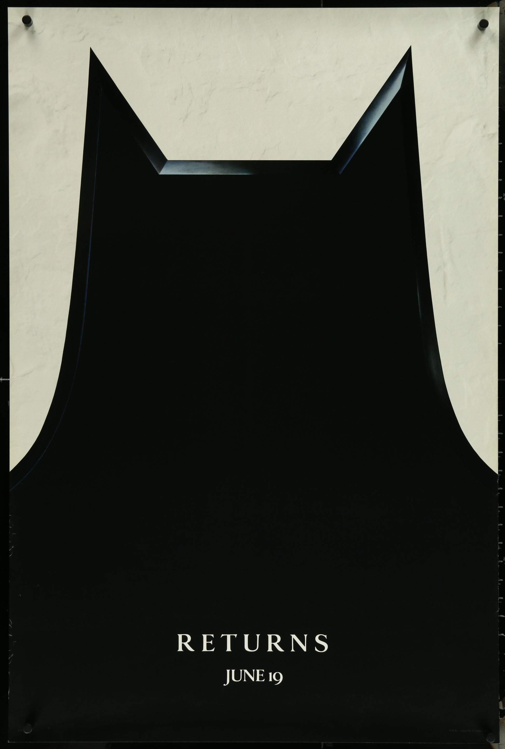 Batman Returns (1992) Original US One Sheet Movie Poster