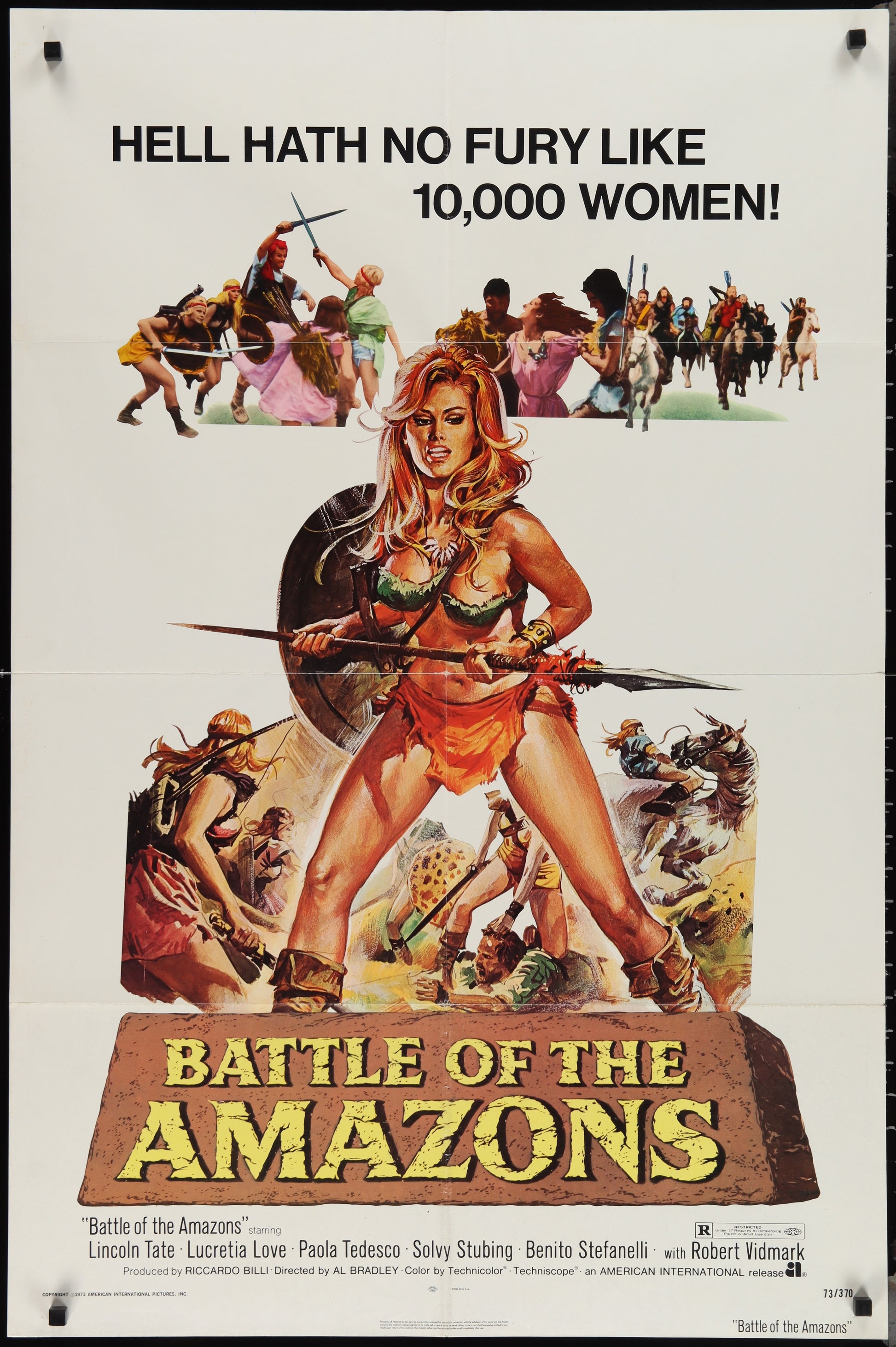 Battle Of The Amazons (1973) Original US One Sheet Movie Poster