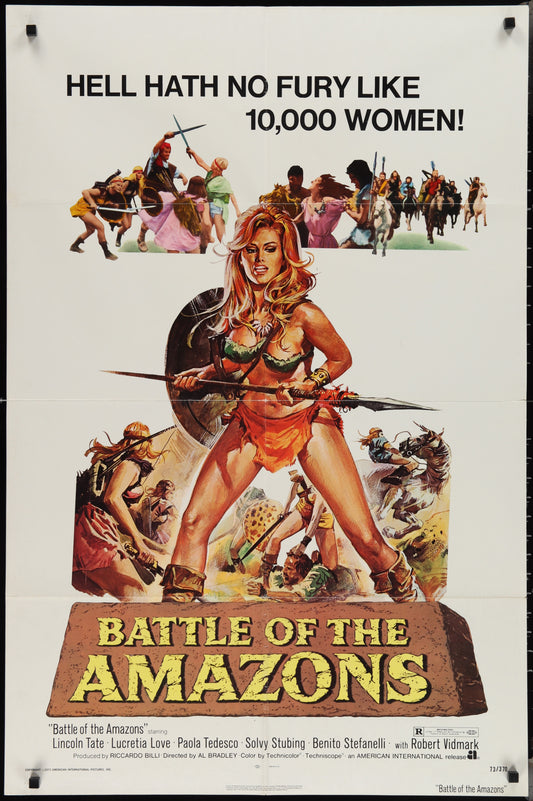 Battle Of The Amazons (1973) Original US One Sheet Movie Poster