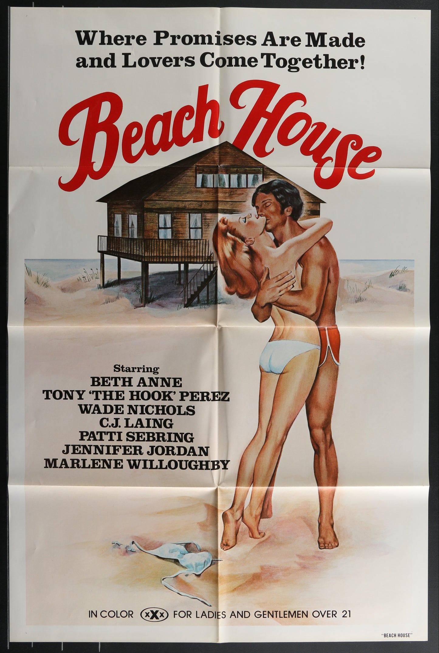 Beach House (1981) Original US One Sheet Movie Poster 27 x 41