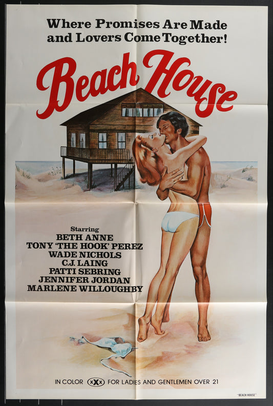 Beach House (1981) Original US One Sheet Movie Poster 27 x 41
