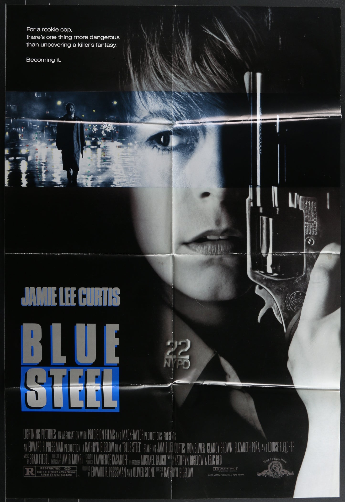 Blue Steel (1990) Original US One Sheet Cinema Poster
