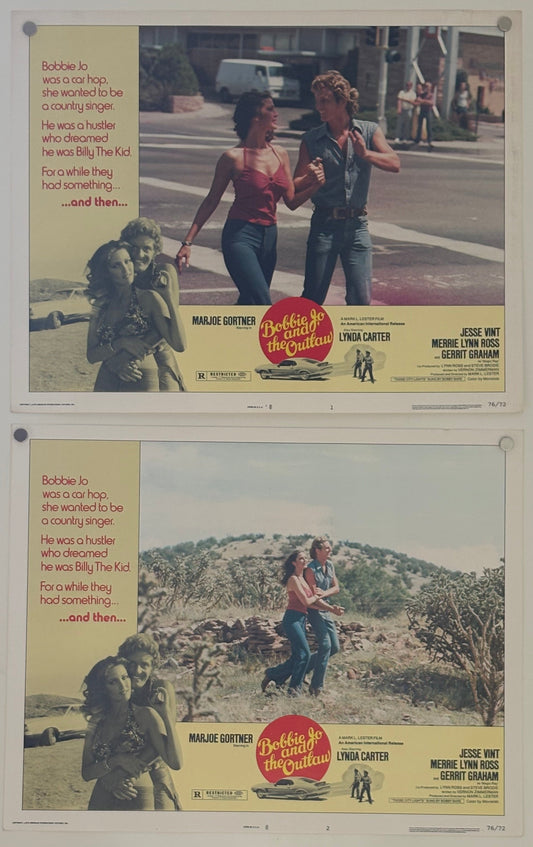 Bobbie Jo and the Outlaw (1976) x7 Original US Lobby Cards
