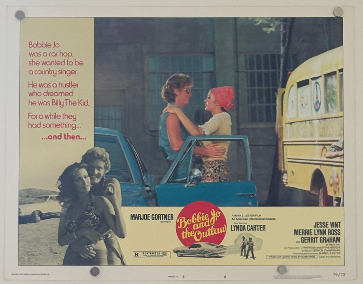 Bobbie Jo and the Outlaw (1976) x7 Original US Lobby Cards