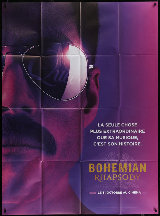 Bohemian Rhapsody (2018) Original French Grande Teaser Movie Poster 116 x 157 cm