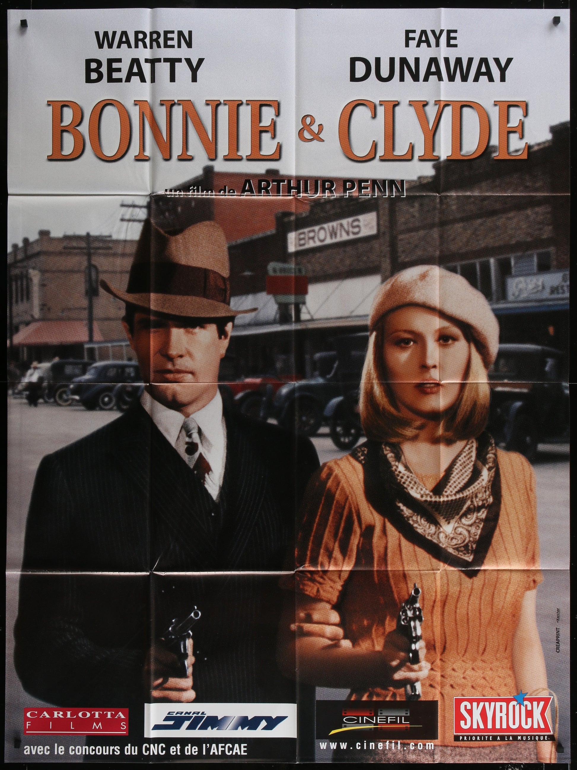 Bonnie and Clyde (2000 RR) Original French Grande Movie Poster 116 x 156 cm
