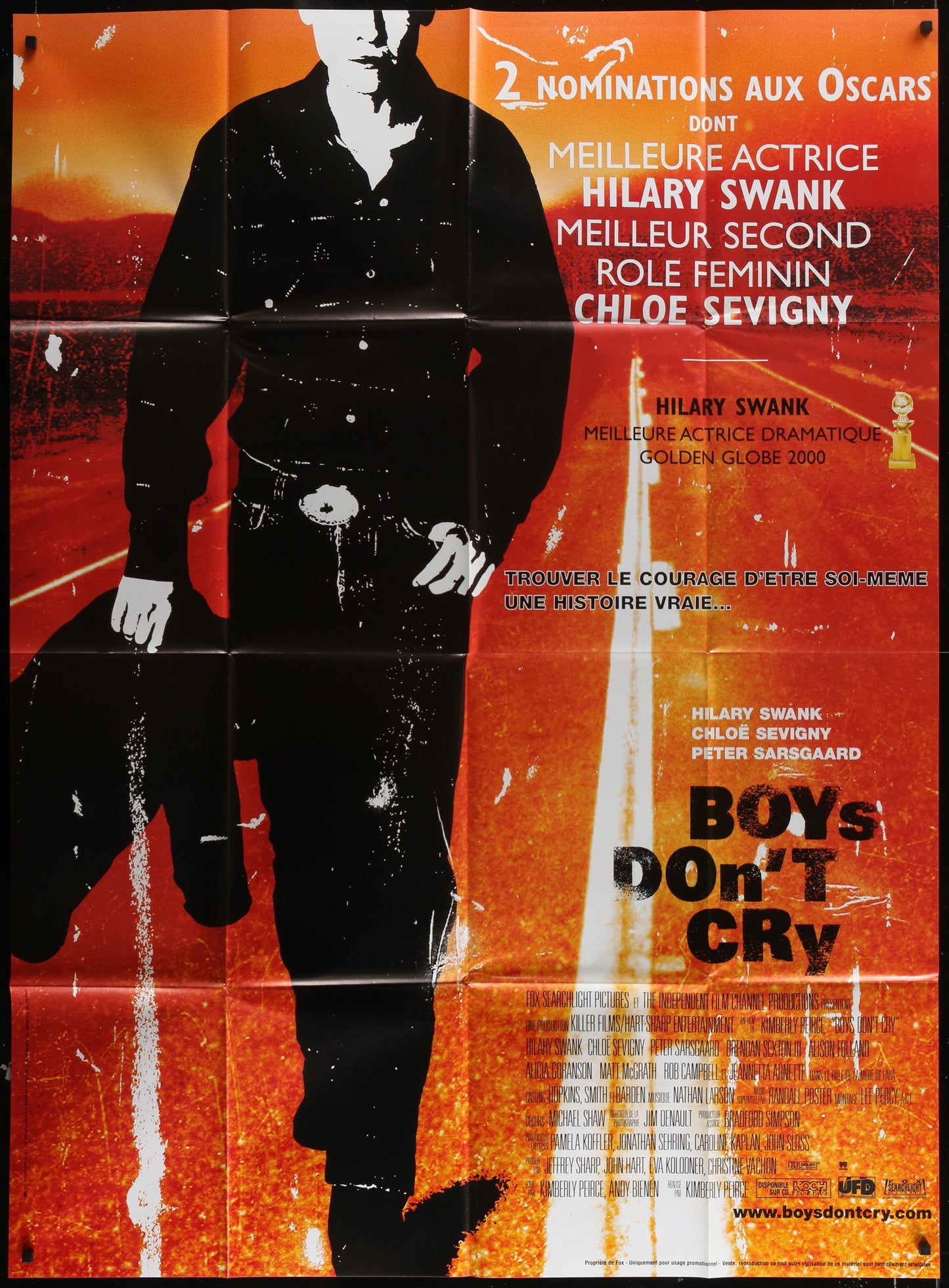 Boys Don't Cry (1999) Original French Grande Movie Poster 116 x 157 cm
