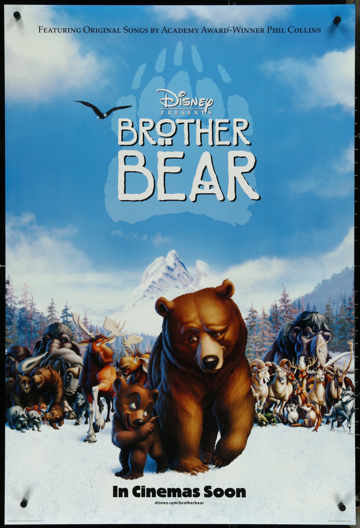 Brother Bear (2003) Original US One Sheet Movie Poster 27x40