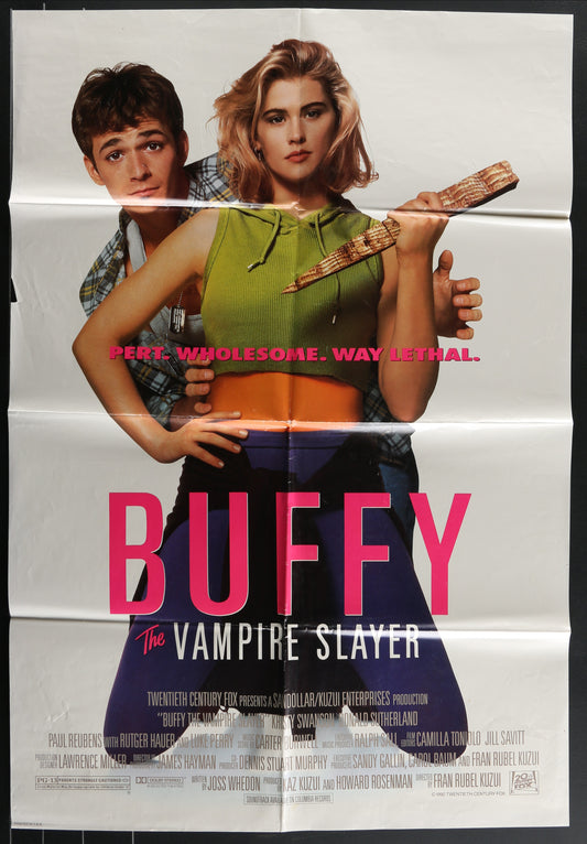 Buffy The Vampire Slayer (1992) Original US One Sheet Movie Poster