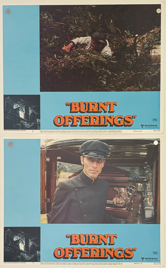 Burnt Offerings (1976) x7 Original US Lobby Cards