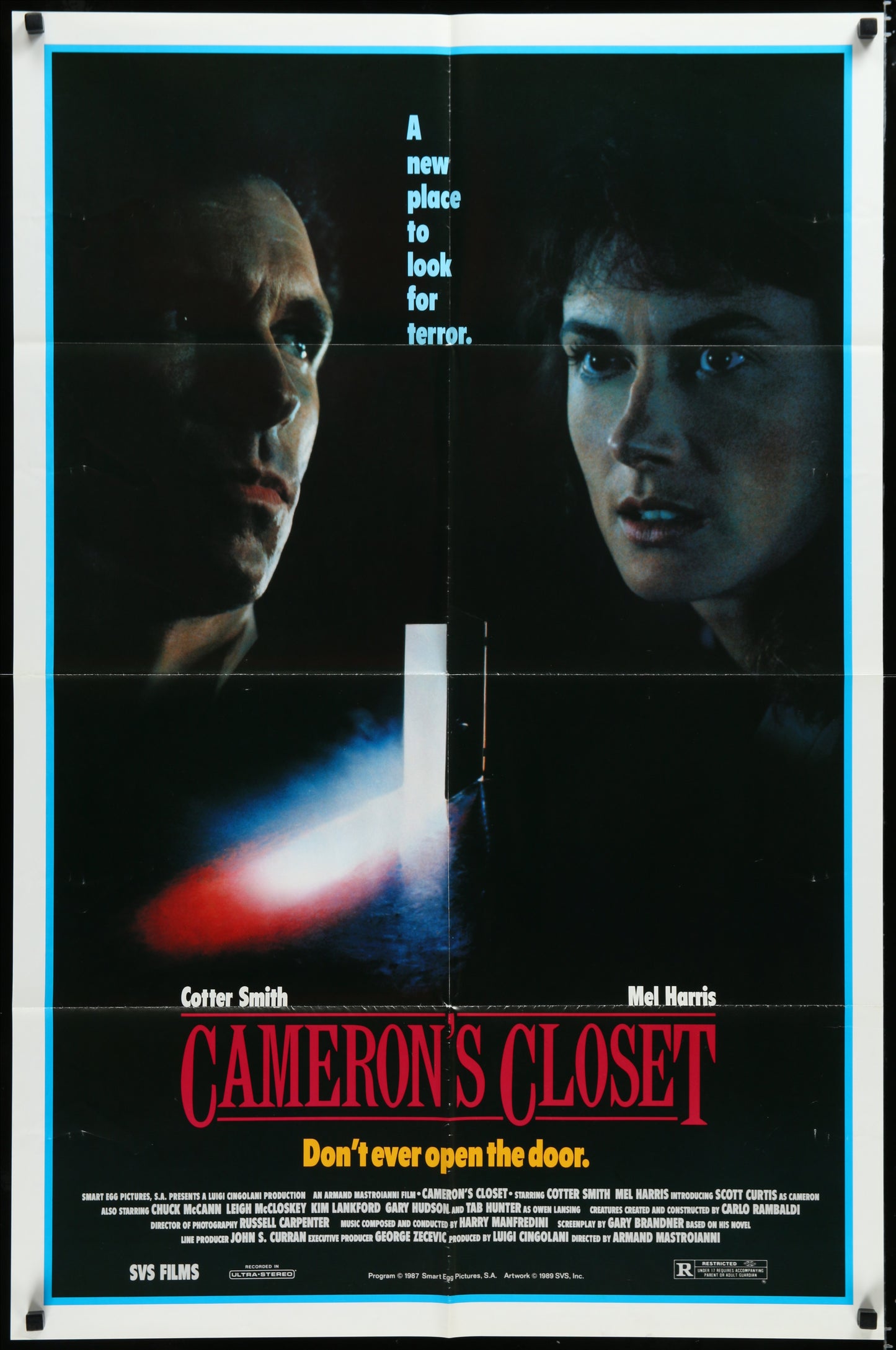 Cameron's Closet (1989) Original US One Sheet Movie Poster 27 x 41