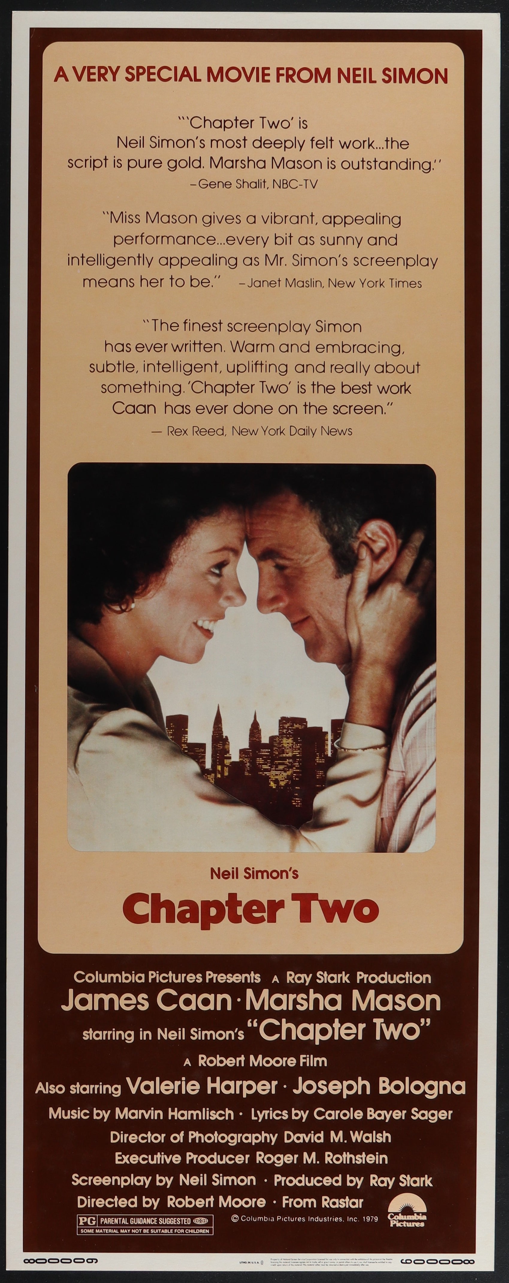 Chapter Two (1980) Original US Insert Movie Poster