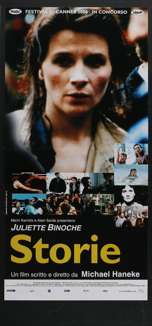 Code Unknown (2000) Original Italian Locandina Movie Poster