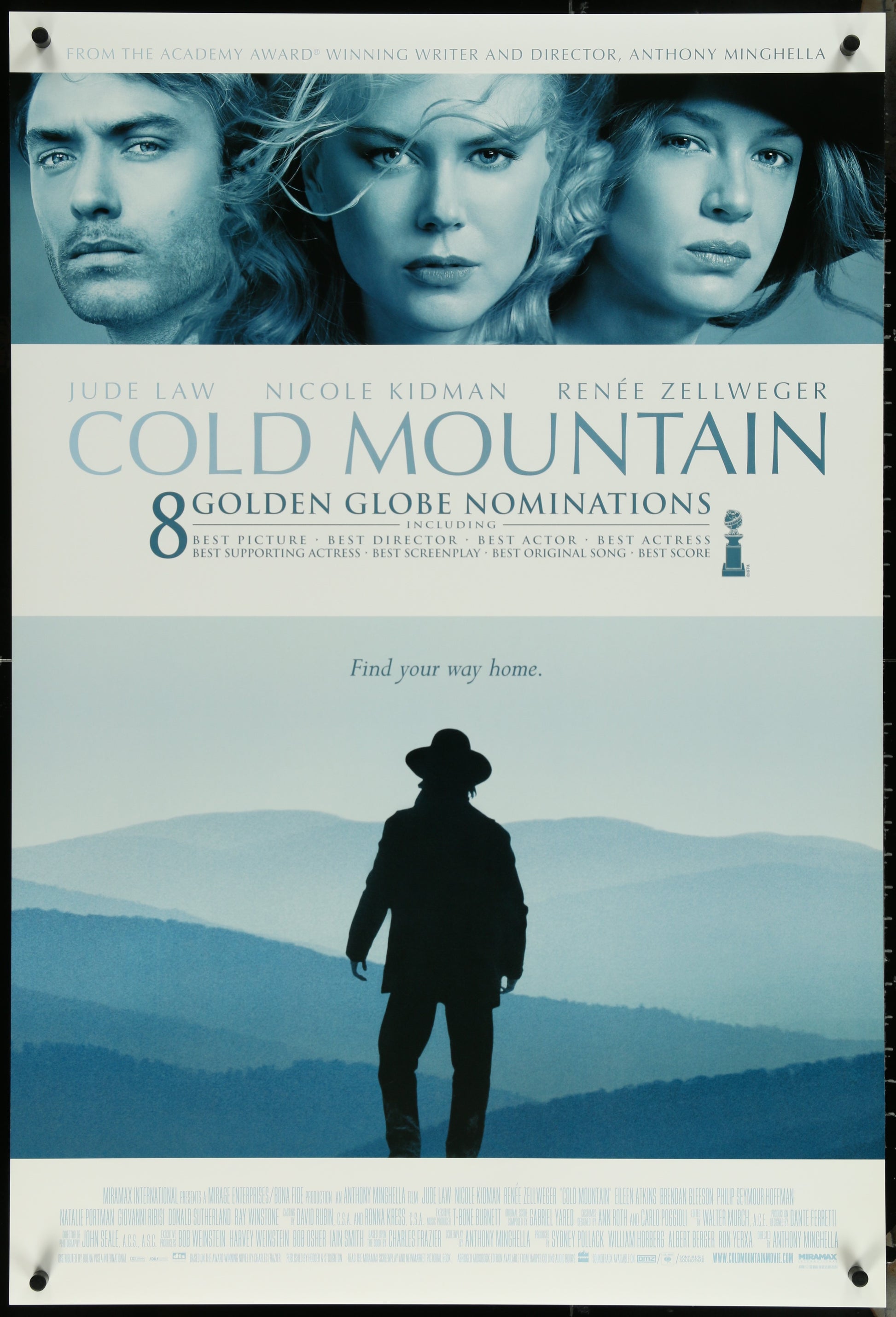 Cold Mountain (2003) Original US One Sheet Movie Poster 27 x 40
