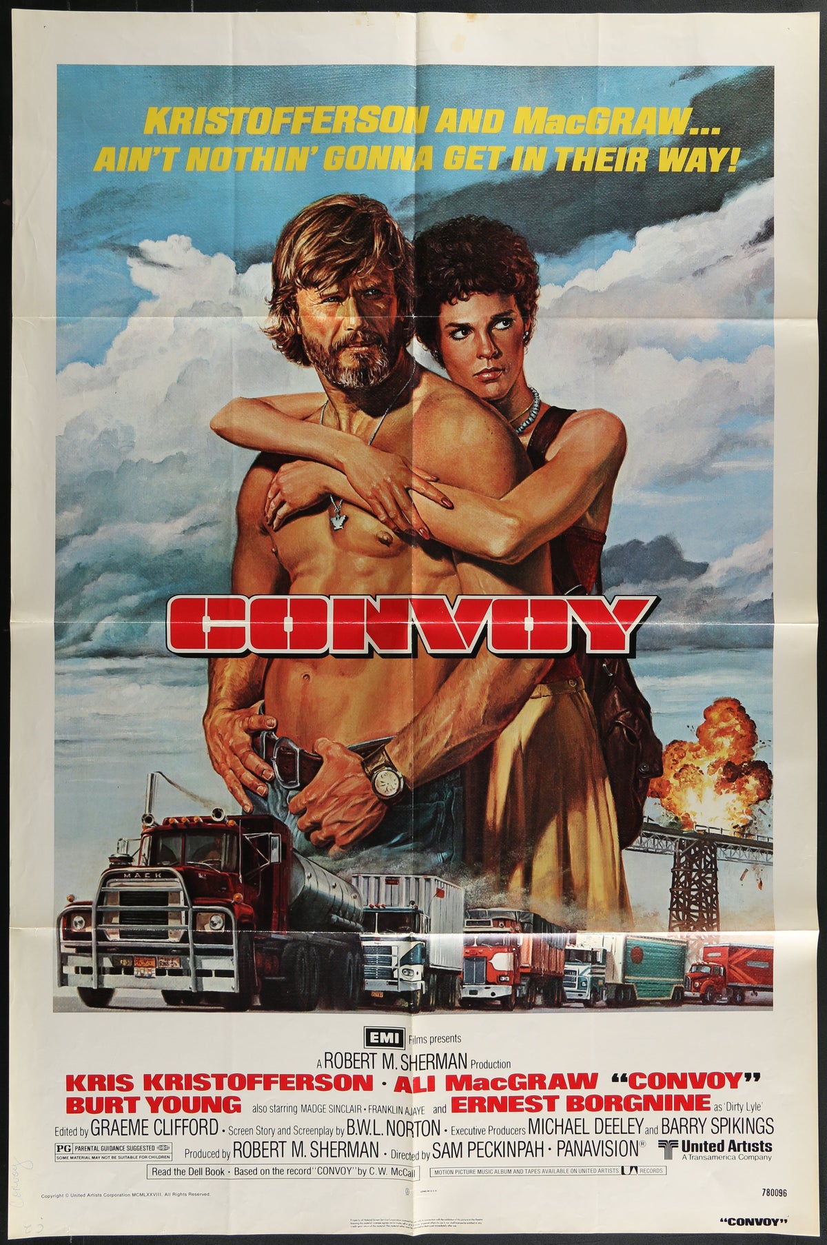 Convoy (1978) Original US One Sheet Movie Poster