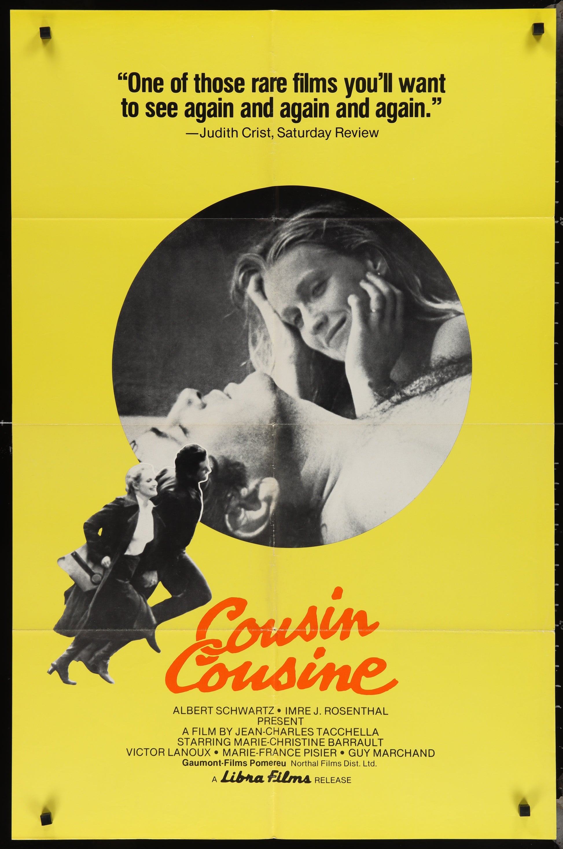 Cousin Cousine (1975) Original US One Sheet Movie Poster 27 x 41