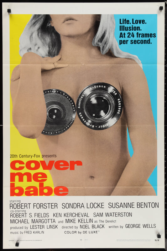Cover Me Babe (1970) Original US One Sheet Movie Poster 27 x 41