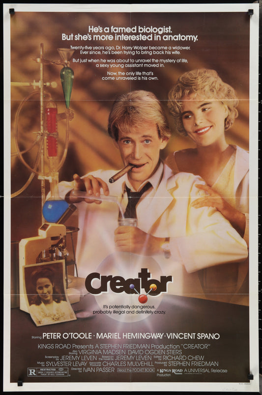 Creator (1985) Original US One Sheet Movie Poster