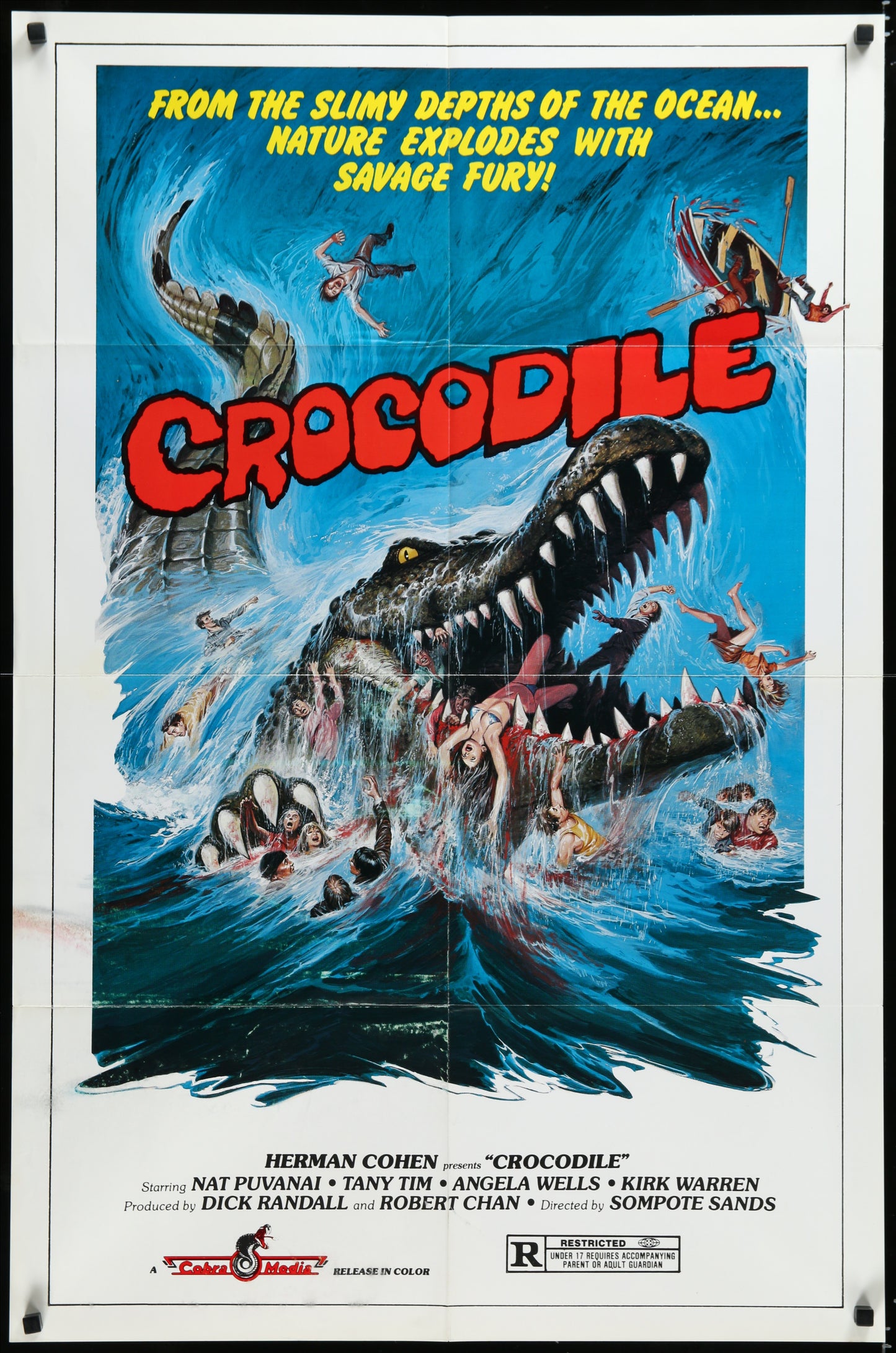 Crocodile (1981) Original US One Sheet Movie Poster