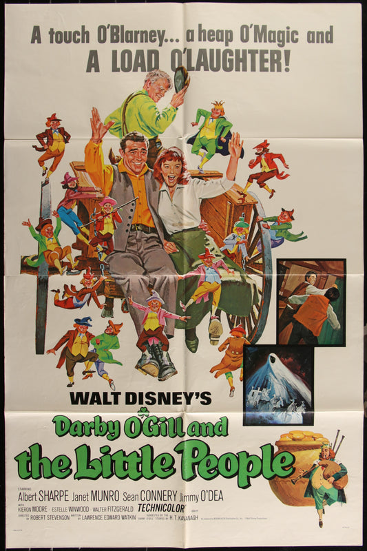 Darby O'Gill And The Little People (1977 Re-Release) Original US One Sheet Movie Poster