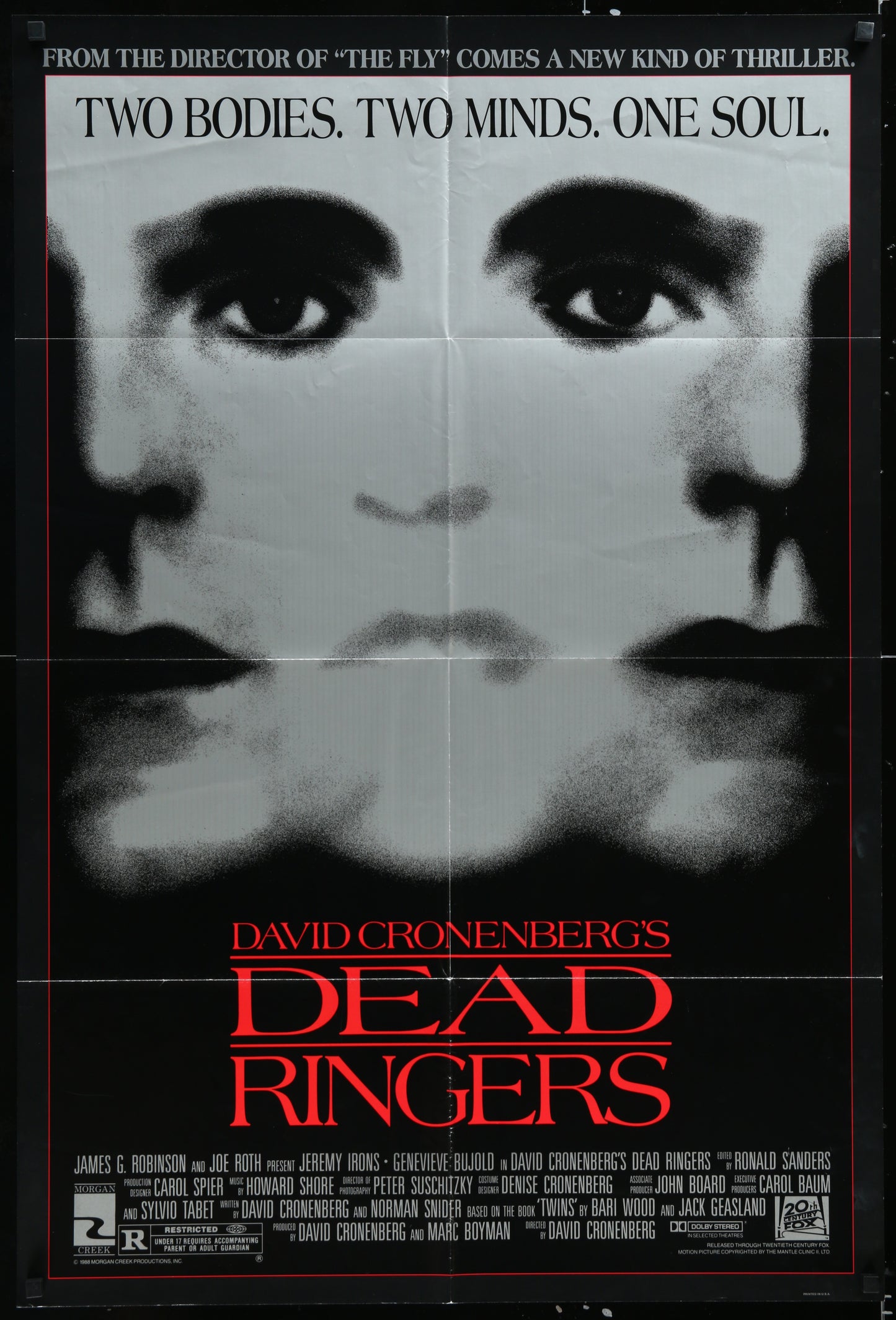 Dead Ringers (1988) Original US One Sheet Movie Poster