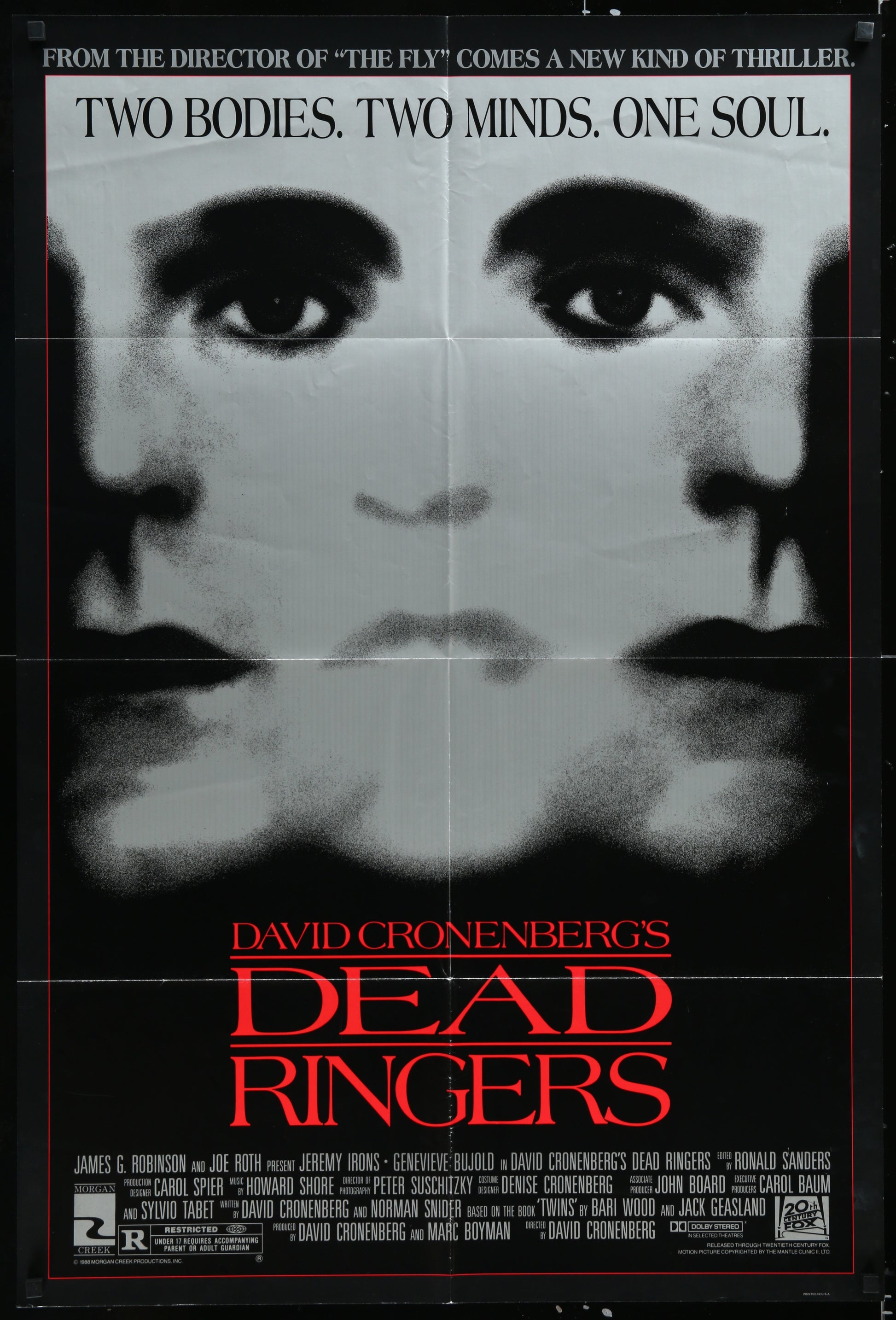 Dead Ringers (1988) Original US One Sheet Movie Poster