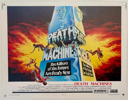Death Machines (1976) Original US Half Sheet Movie Poster