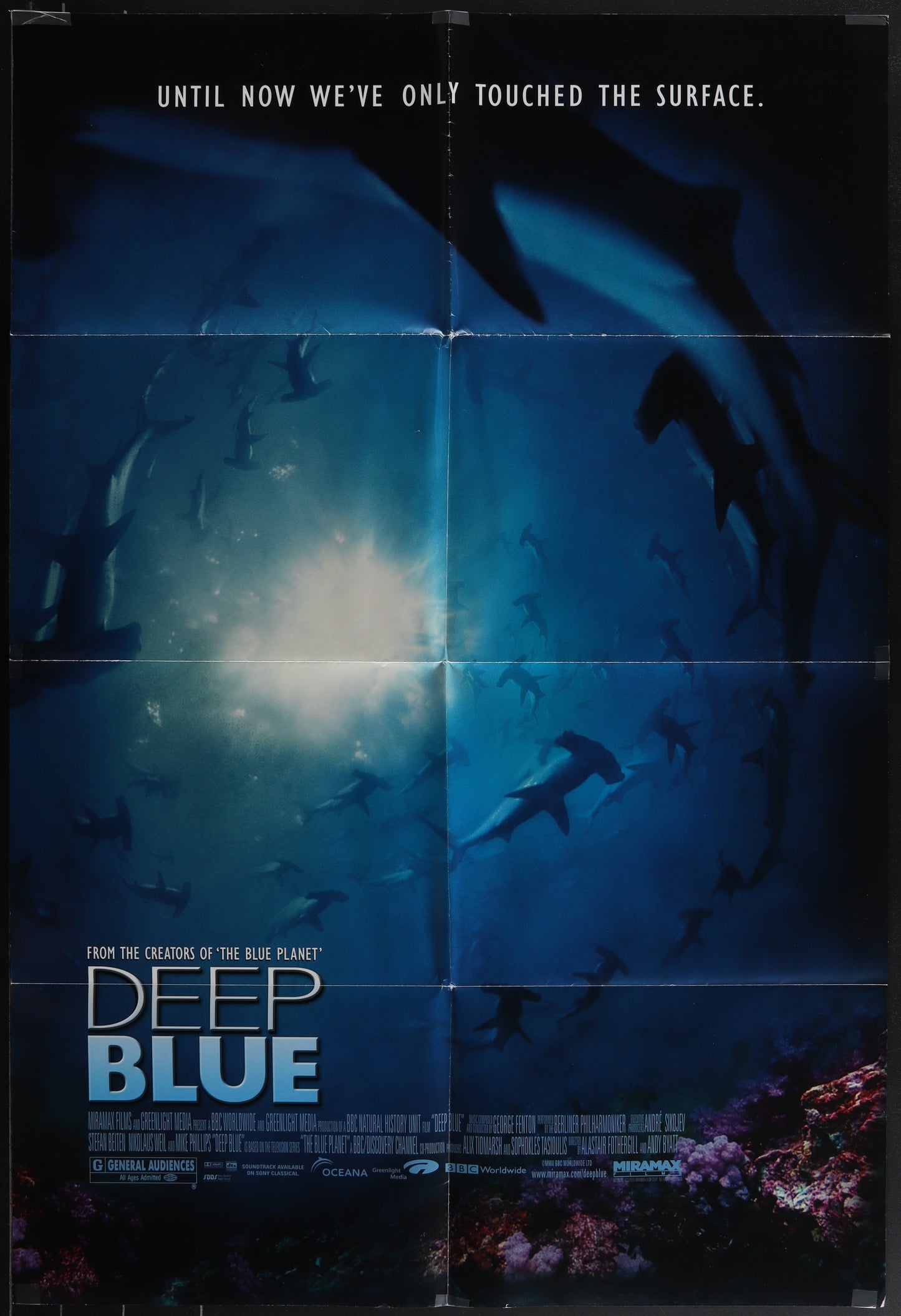 Deep Blue (2005) Original US One Sheet Movie Poster