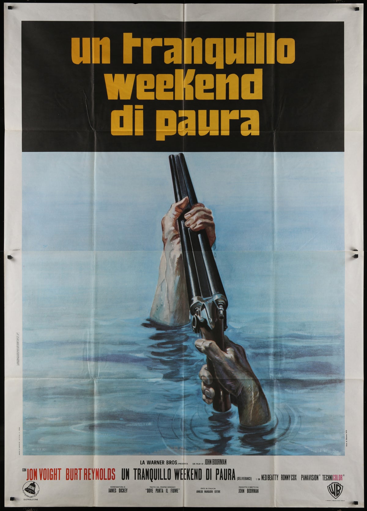Deliverance (1972) Original Italian 4-Fogli Movie Poster