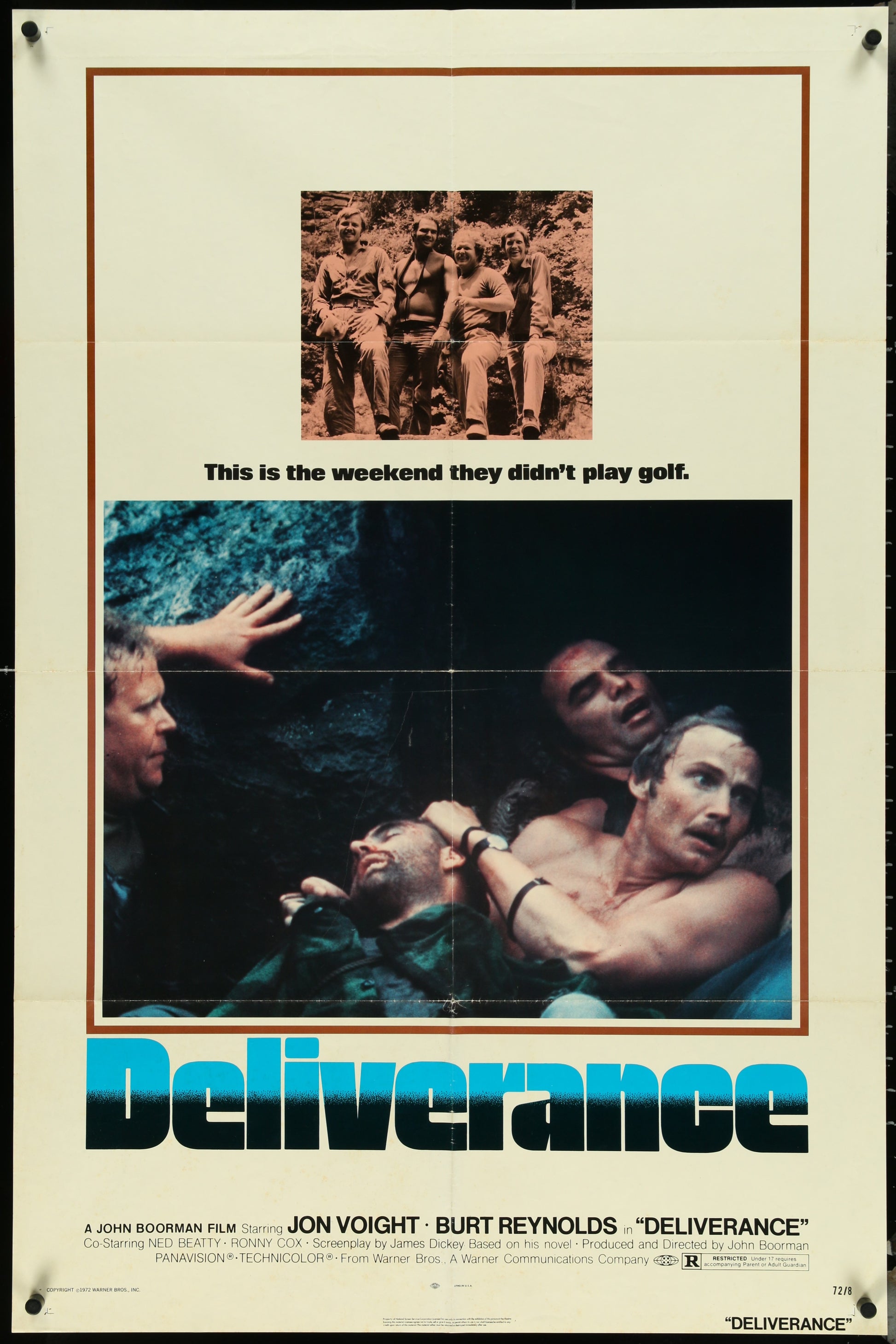 Deliverance (1972) Original US One Sheet Movie Poster