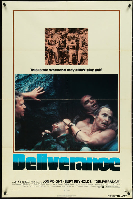 Deliverance (1972) Original US One Sheet Movie Poster