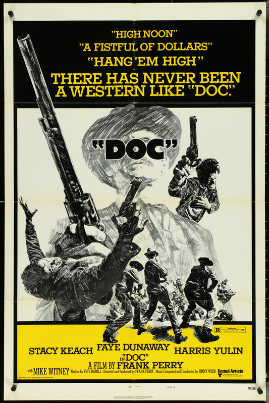 Doc (1971) Original US One Sheet Movie Poster 27 x 41