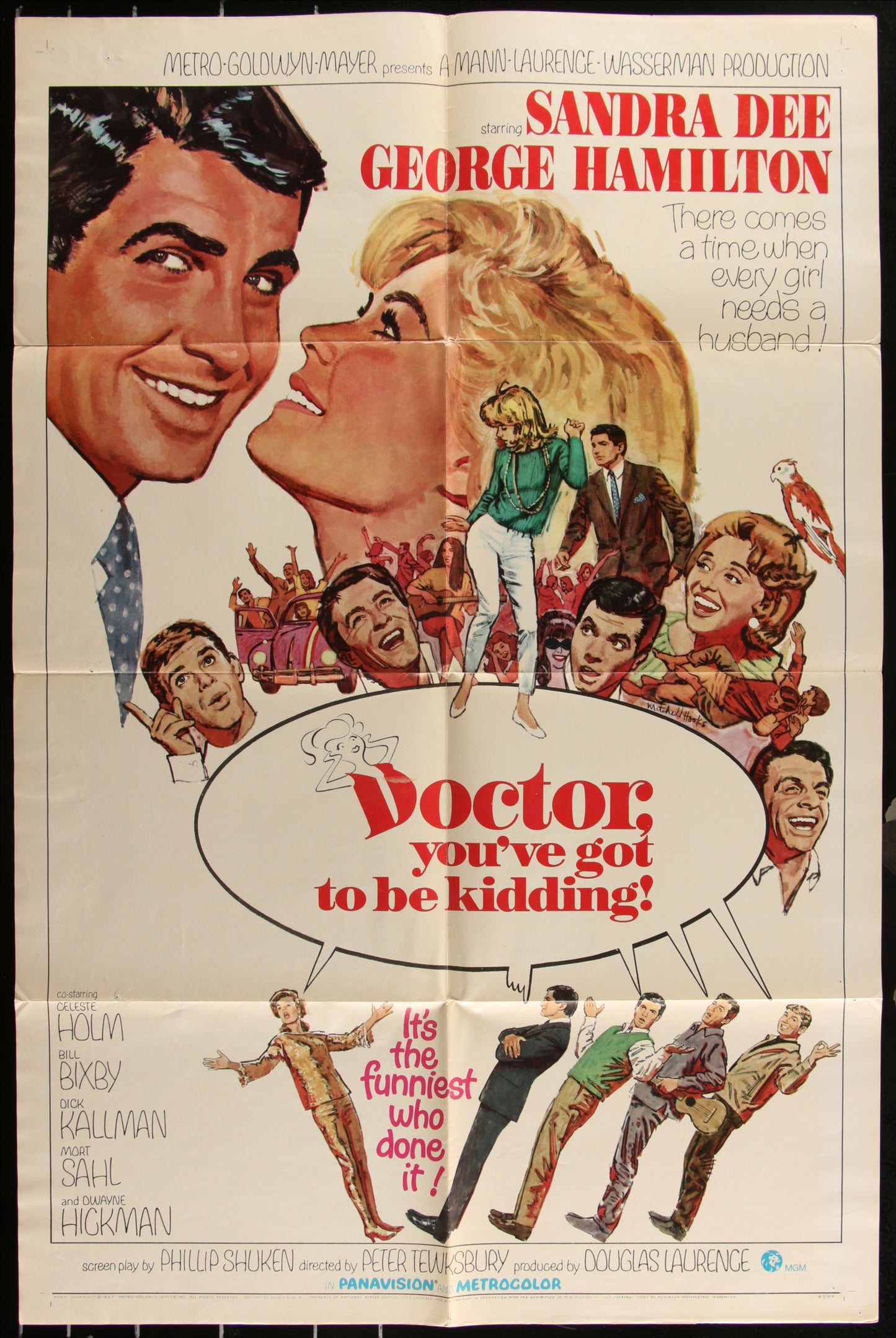 Doctor You've Got To Be Kidding (1967) Original US One Sheet Movie Poster 27 x 41