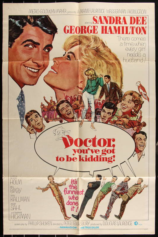 Doctor You've Got To Be Kidding (1967) Original US One Sheet Movie Poster 27 x 41