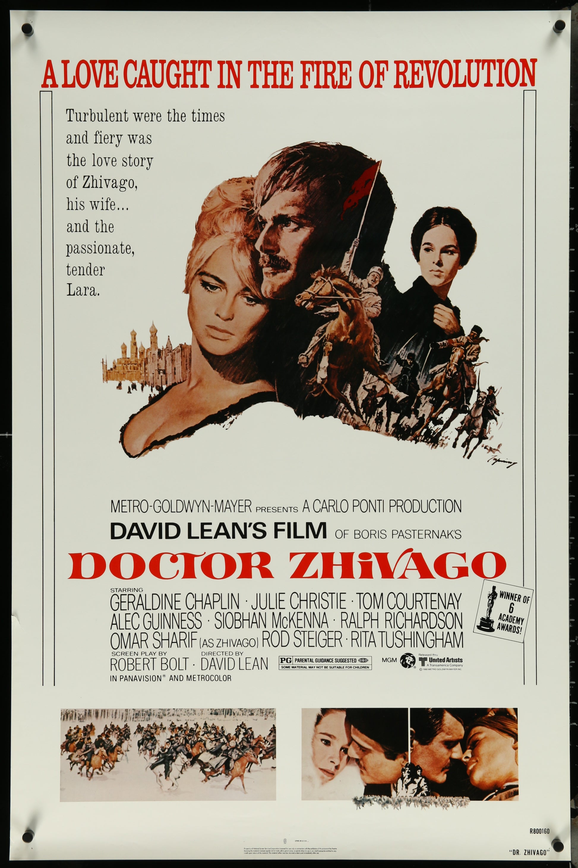 Doctor Zhivago (1980 RR) Original US One Sheet Movie Poster