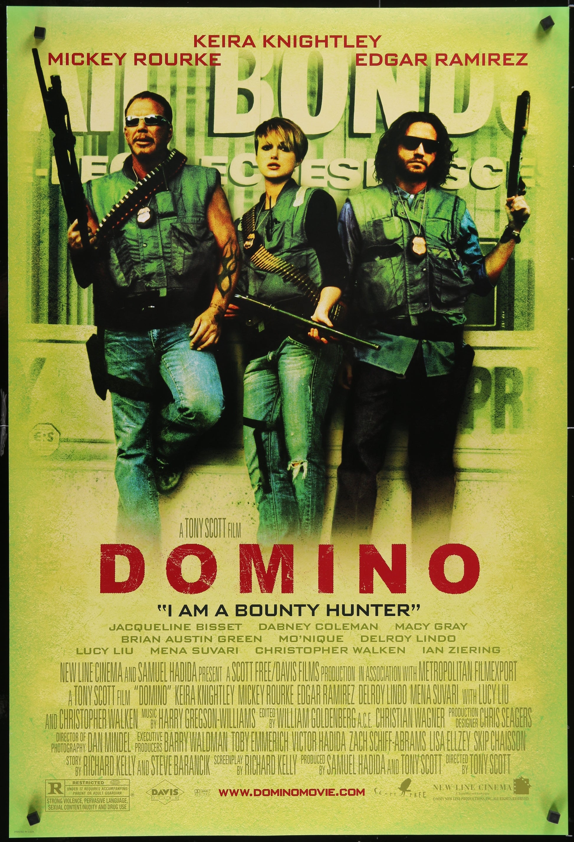 Domino (2005) Original US One Sheet Movie Poster