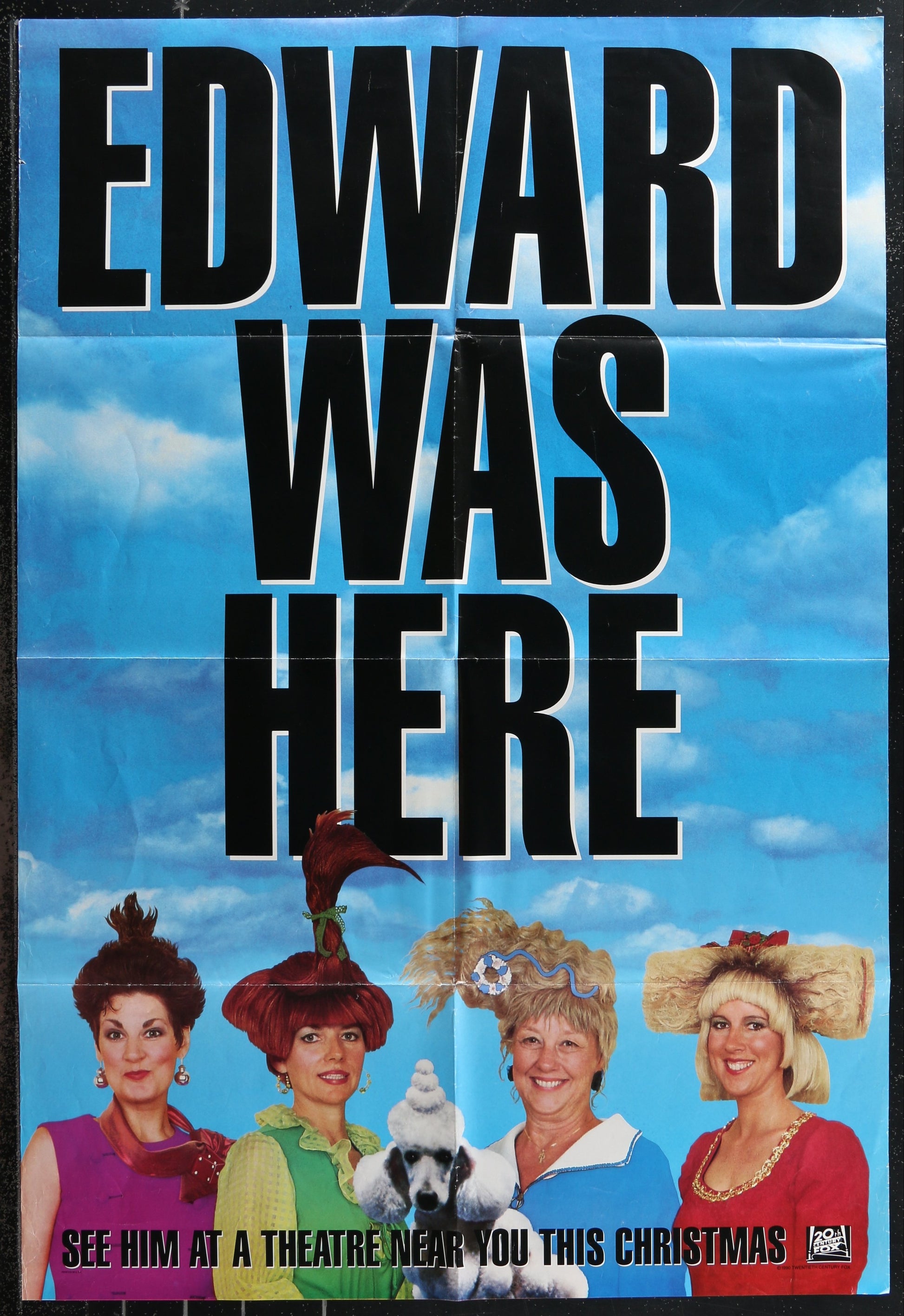 Edward Scissorhands (1990) Original US One Sheet Teaser Movie Poster