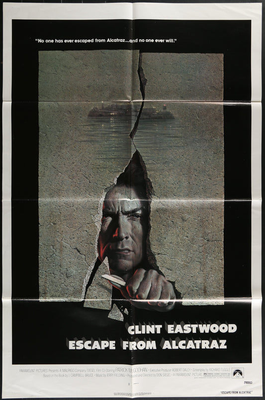 Escape From Alcatraz (1979) Original US One Sheet Movie Poster