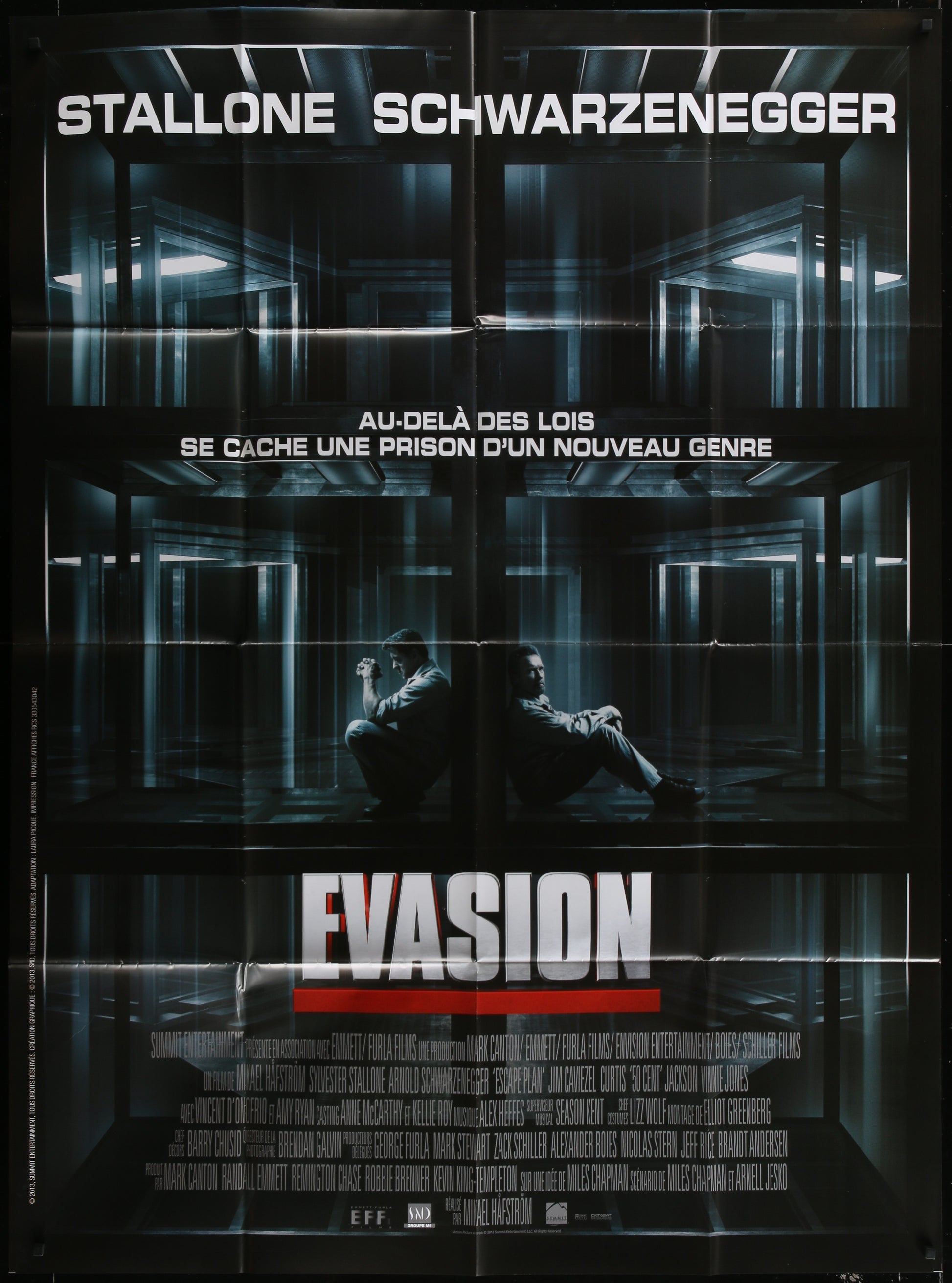 Escape Plan (2013) Original French Grande Movie Poster 120 x 160 cm
