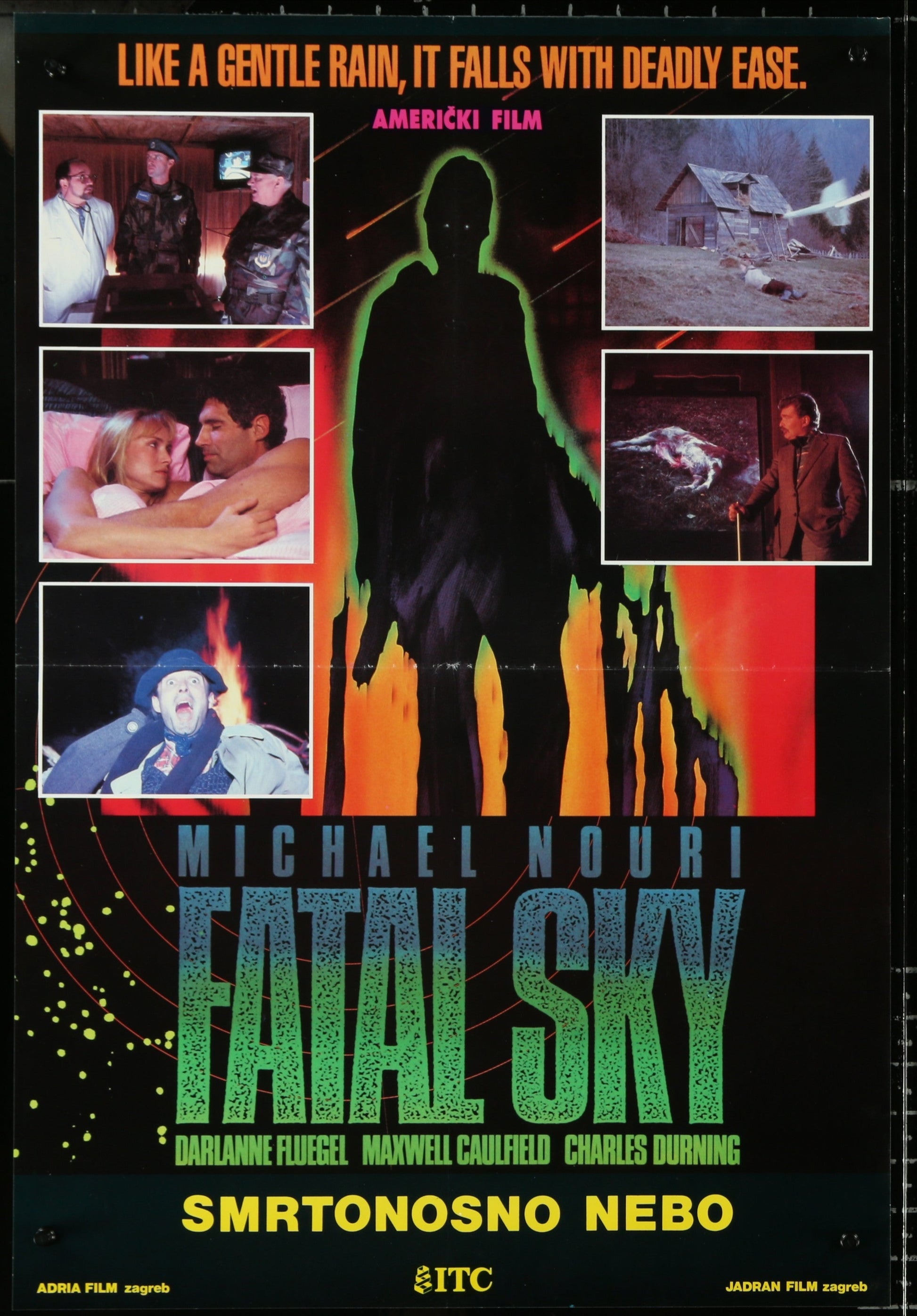 Fatal Sky (1990) Original Yugoslav Movie Poster